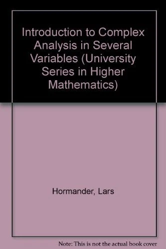 INTRODUCTION TO COMPLEX ANALYSIS IN SEVERAL VARIABLES (THE By Lars Hormander VG+ - Image 1 of 1
