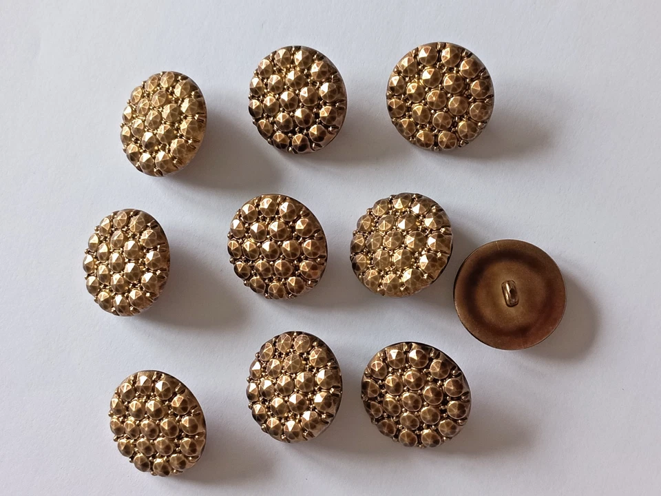 Knöpfe Schmuckknöpfe Messing 23mm Weihnachten Deko Basteln - Bild 1 von 1