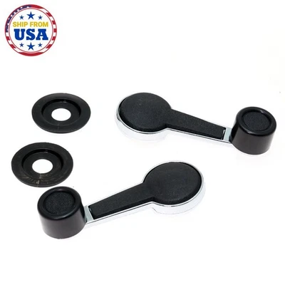 JUEGO DE 2 PIEZAS MANIVELA MANIVELA MANIJA VENTANA NUEVA PARA DATSUN NISSAN 520 521 1300 1500 PAR NUEVO Foto 1 de 4