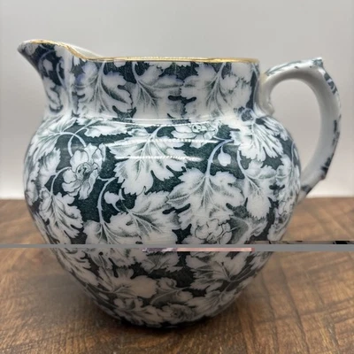 J & E MAYER Jarra AZUL/VERDE PATRÓN DE ALFILERES KING BEAVERFALLS Foto 1 de 4