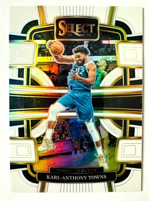 2023-24 Panini Select Karl Anthony Towns WHITE Prizm Card SP #/149 Timberwolves! - Image 1 of 3