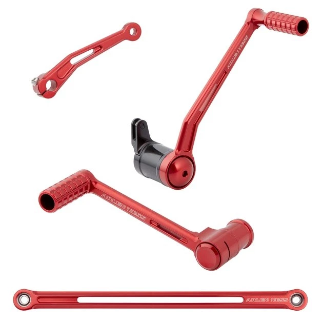 Kit de control Arlen Ness Speedliner Solo rojo #420-135 Harley Davidson Road Glide Foto 1 de 1