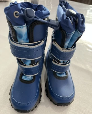 Nuevas botas de nieve de invierno aisladas Lands End para niños pequeños talla 8 azules ¡NUEVAS CON ETIQUETAS! Foto 1 de 4