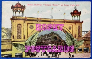 Dragon Gorge, Scenic Railway ~ Ocean Park, Kalifornien ~ Postkarte ~ 1907-1914   - Bild 1 von 2