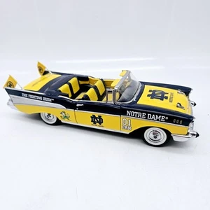 Danbury Mint Notre Dame Chevy Bel Air 1957 Figurine Die Cast Metal Car 10" - Picture 1 of 10
