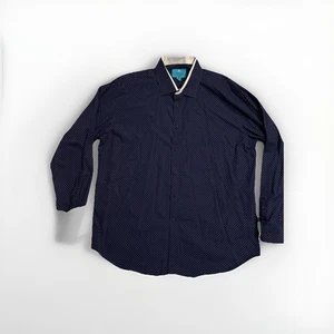 Christian Aujard Button Up Shirt Mens XXL Long Sleeve Flip Cuff - Picture 1 of 5