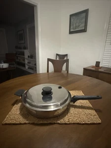 Royal Prestige 7 Ply Edelstahl Titan Silber Kupfer 11" Skillet Pfanne mit Deckel USA - Bild 1 von 19