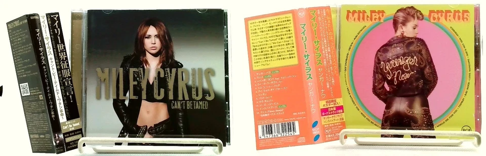 Miley Cyrus 2 ALBUM SET - Can't Be Tamed/Younger Now [CD/OBI] JAPAN/Pop,Rock - Image 1 of 4