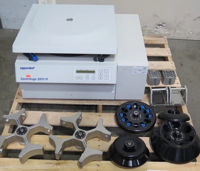 R200573 Eppendorf 5810R Refrigerated Centrifuge for Repair w/ Assorted Rotors - Image 1 of 4