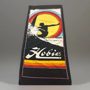 "Tablas de surf hobie vintage tabla de surf colorida toalla de playa rara 27""x 56""" - Imagen 1 de 10