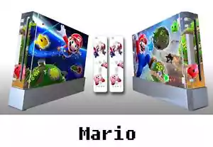 054 Skin Sticker Cover For NintendoWii Console and 2 Remotes - Picture 1 of 1