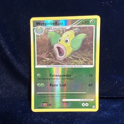 Weepinbell 127/146 Reverse Holo Legends Awakened Pokemon Card - Image 1 of 4