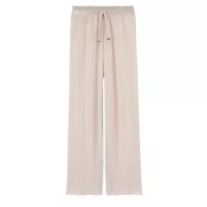 Girls Pleated Trousers Strappy Wide Leg Casual Summer Baggy Pants Childrens - Picture 1 of 19