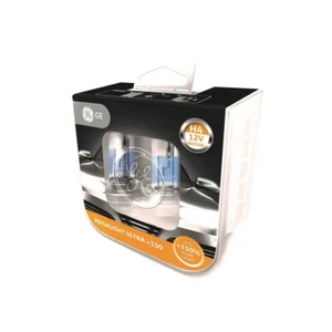 BOMBILLA HALOGENA H4 GENERAL ELECTRICS GE H4 MEGALIGHT ULTRA +150 LUZ EN CARRETE - Imagen 1 de 3