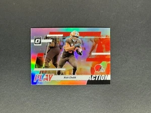 Nick Chubb 2023 Panini Donruss Optic Play Action Holo #7 Browns - Picture 1 of 2