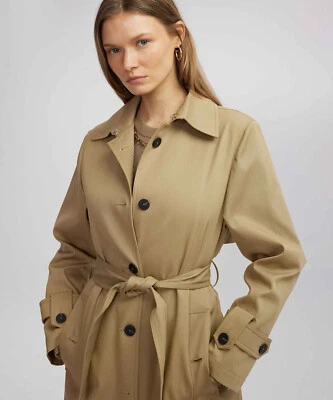 Abrigo reversible con cinturón Scotch&Soda en color arena Foto 1 de 4