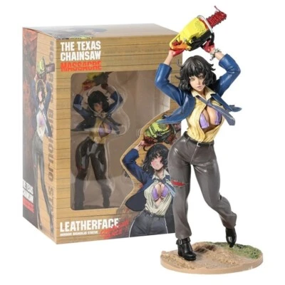 Leatherface Horror Movie Lady Figurine Collectibles Model Statue Dolls Gift Toys - Image 1 of 4