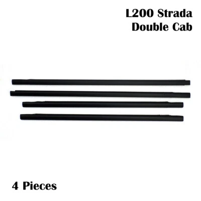 4 Door Outer Weather Window Rubber Seal Belt For Mitsubishi L200 '1996 '2005 - Image 1 of 4