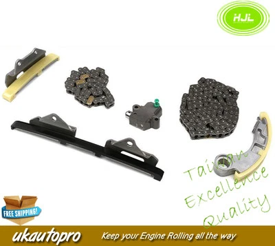 For HONDA ACCORD CR-V CIVIC FRV N22 A1 A2 2.2 Timing Chian Kit+Oil Pump Chain - Image 1 of 4