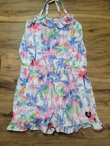 Girls Hurley Size Large (14 16) Tank Romper Outfit Summer Color Leaves Hawaiian - Picture 1 of 6