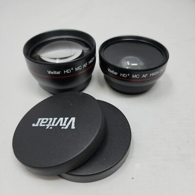 Vivitar • HD4 MC AF High Def Converter Lenses • .43x Wide Angle/2.2x Telephoto - Image 1 of 4