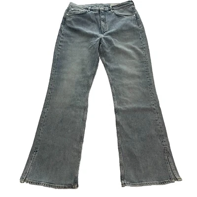Rag & Bone Peyton High-Rise Bootcut Blue Jeans Split Hem Women’s Size 33 - Image 1 of 4
