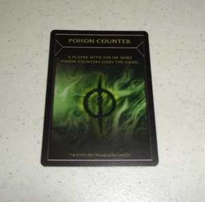 ~1x Poison Counter Token x1 ~LP-EX~ New Phyrexia Magic the Gathering MTG~ - Picture 1 of 1
