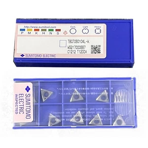 iCarbide TCMT060104 INSERTO CARBURO IG201 INSERTI TORNITURA 10PZ ACCIAI - Foto 1 di 1