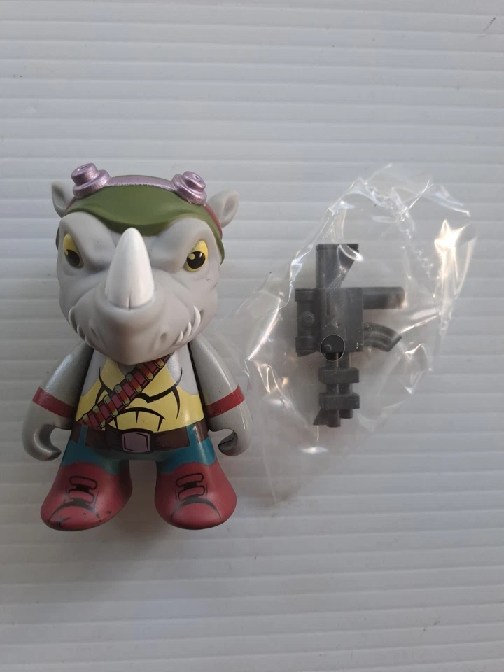 Teenage Mutant Ninja Turtles Rocksteady Kidrobot Figure 3" 2014 - image 1 of 2