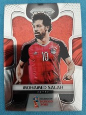Prizm Copa del Mundo 2018 Plata paralelo tarjeta base #54 Mohamed Salah-Egipto