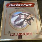 Vintage Budweiser Salutes Military Mirror U.S. AIR FORCE EAGLE 1995
