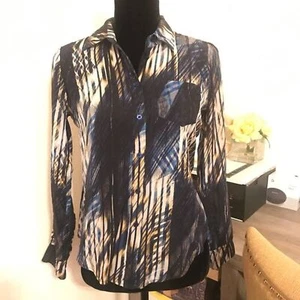 Bebe Long sleeve button up top XS - Picture 1 of 6