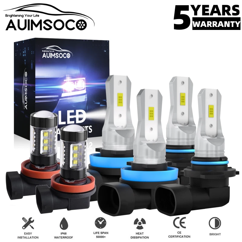 Faros antiniebla de haz alto bajo faros LED de 4 puertas para camioneta Volvo V50 2005-2011 Foto 1 de 4