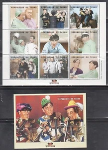 Chad 859-64 Three Stooges Mint NH - Picture 1 of 3