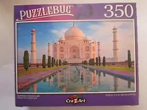 NEW Puzzlebug 350 Pcs Jigsaw Puzzle 18"x11" Age 9+ ~ Taj Mahal in Sunrise Light - Picture 1 of 8