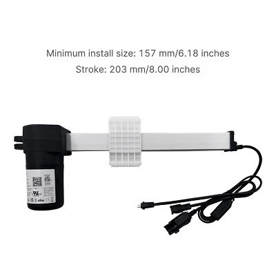 Emomo Motor 3MTR 3MR157-203TB Power Recliner Linear Actuator for Sofa Lift Chair - Image 1 of 4