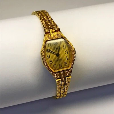 Soviet vintage Luch Women’s Wrist watch – Gold Plated AU 10 - USSR - Image 1 of 4