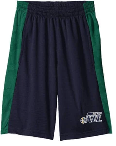 Pantalones cortos de baloncesto atlético sublimados de jazz de rebote juvenil de Utah - Imagen 1 de 3