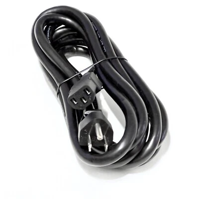Heavy Duty 14AWG  5A 1825W 10 feet Power Cord 5-15P MALE C13 FEMALE - Image 1 of 4