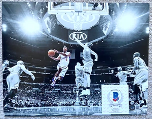 CHRIS PAUL SIGNED 11X14 PHOTO LOS ANGELES CLIPPERS PHOENIX SUNS WARRIORS NBA BAS - Picture 1 of 2