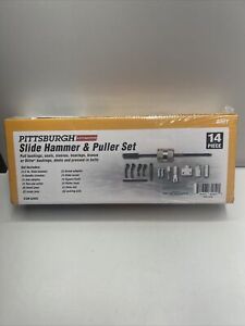 Sealed NIB Pittsburgh Automotive Slide Hammer & Puller 14pc Set HIPS FREE