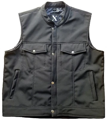 Motorcycle Vest Waterproof Sons Of Anarchy Style Zipper Fashion Bike Riding Vest — 第 1/4 张图片