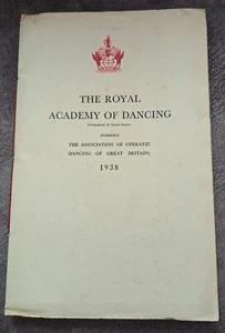 1938 Royal Academy of Dancing Prospectus Ballet Theatre - Foto 1 di 9