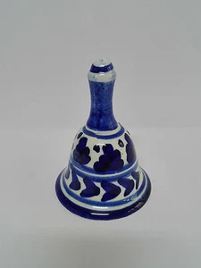Antigua campana de porcelana TALAVERA ceramica pintada a mano. - Foto 1 di 1