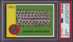 2012 Topps Heritage 288 Chicago White Sox PSA 10 Gem Mint Pop 4 - Picture 1 of 1