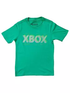 Boys Green Short Sleeve XBOX Video Game Gamer T-Shirt Tee Shirt - Picture 1 of 2
