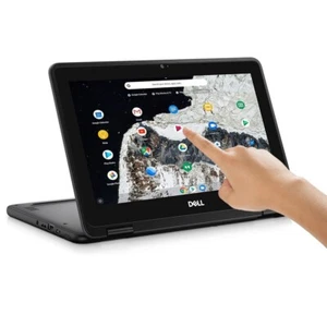 Dell Chromebook 11" Flip TOUCHSCREEN Intel 4020U 4GB RAM 16GB Chromebook BT WiFi - Picture 1 of 3