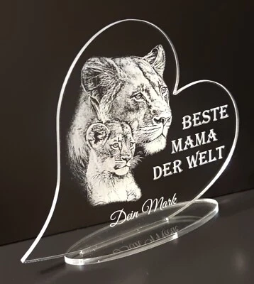 muttertags Geschenk muttertag Beste Mama der Welt Muttertag personalisiert - Bild 1 von 3