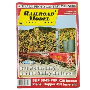 Railroad Model Craftsman March 1998 B&P SD45 PRR X38 Boxcar Magazine Man Cave - Picture 1 of 11
