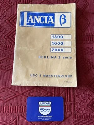 LIBRETTO USO E MANUTENZIONE LANCIA BETA BERLINA FONDO MAGAZZINO SEGNI DEL TEMPO - Immagine 1 di 4